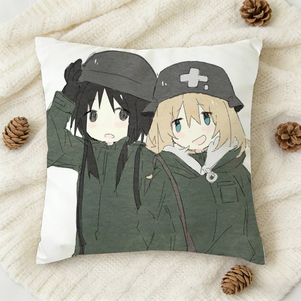 Girls Last Tour Doublesided Printed Square Decorative Cushion Cover for Sofa Living Room Home Decor