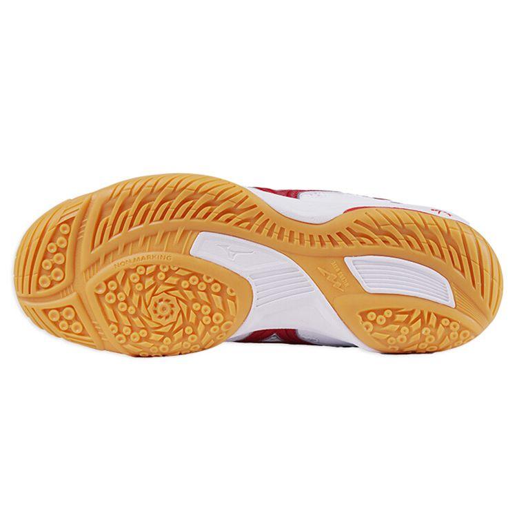 Mizuno Wave Drive Cn3 Low Top Table Tennis Shoes Unisex Shoes White Red 81GA196062