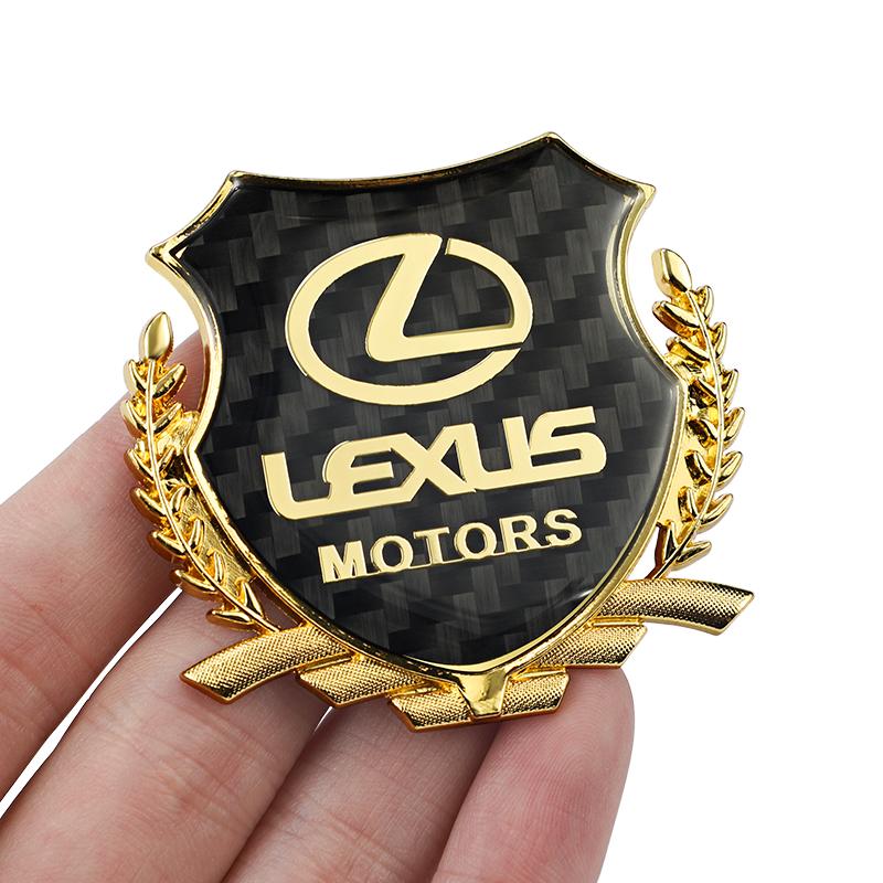 3D Metal Car Emblem Badges Sticker Car Window Sticker For Lexus RX330 IS250 Ct200h ES300h RX350 IS300h NX300h Automotive Styling