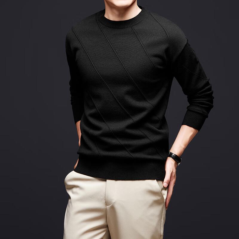 

Yiliteng Men s Warm Solid Knit Crew Neck Base Layer 3XL