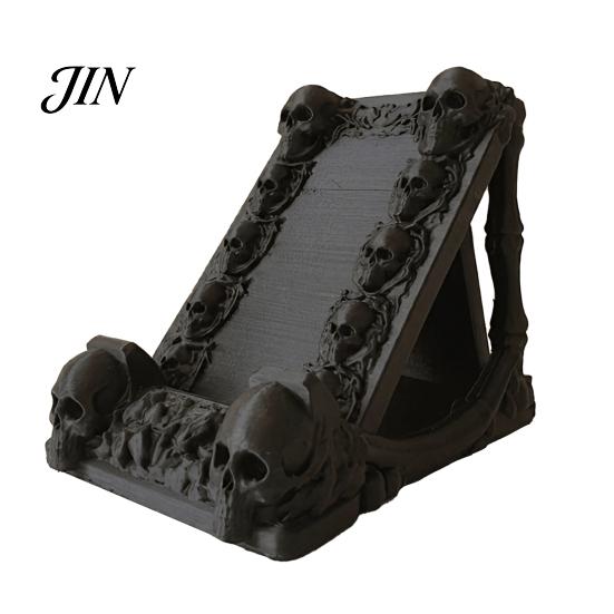 Artistic Phone Stand 3D Printed Skeleton Mobile Holder, Universal Stand, Decorative Desktop Holder Support, Creative Skulls for All Models Energy