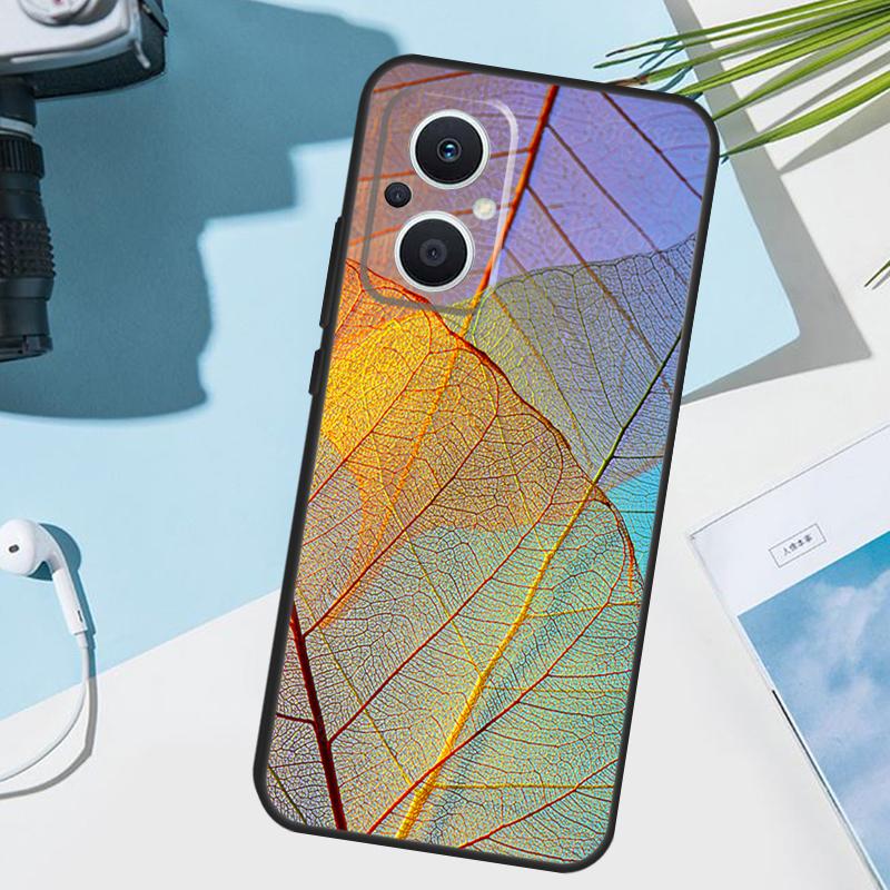 Colorful Leaves Cover For OPPO Reno 14F 13F 12F 11 F 10 12 13 14 Pro 7 8 Lite OPPO Find X9 X8 X6 X5 Pro Case