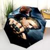 Rebellion Brotherhood Folding Umbrella Durable Travel Printing Sun Umbrella Gift