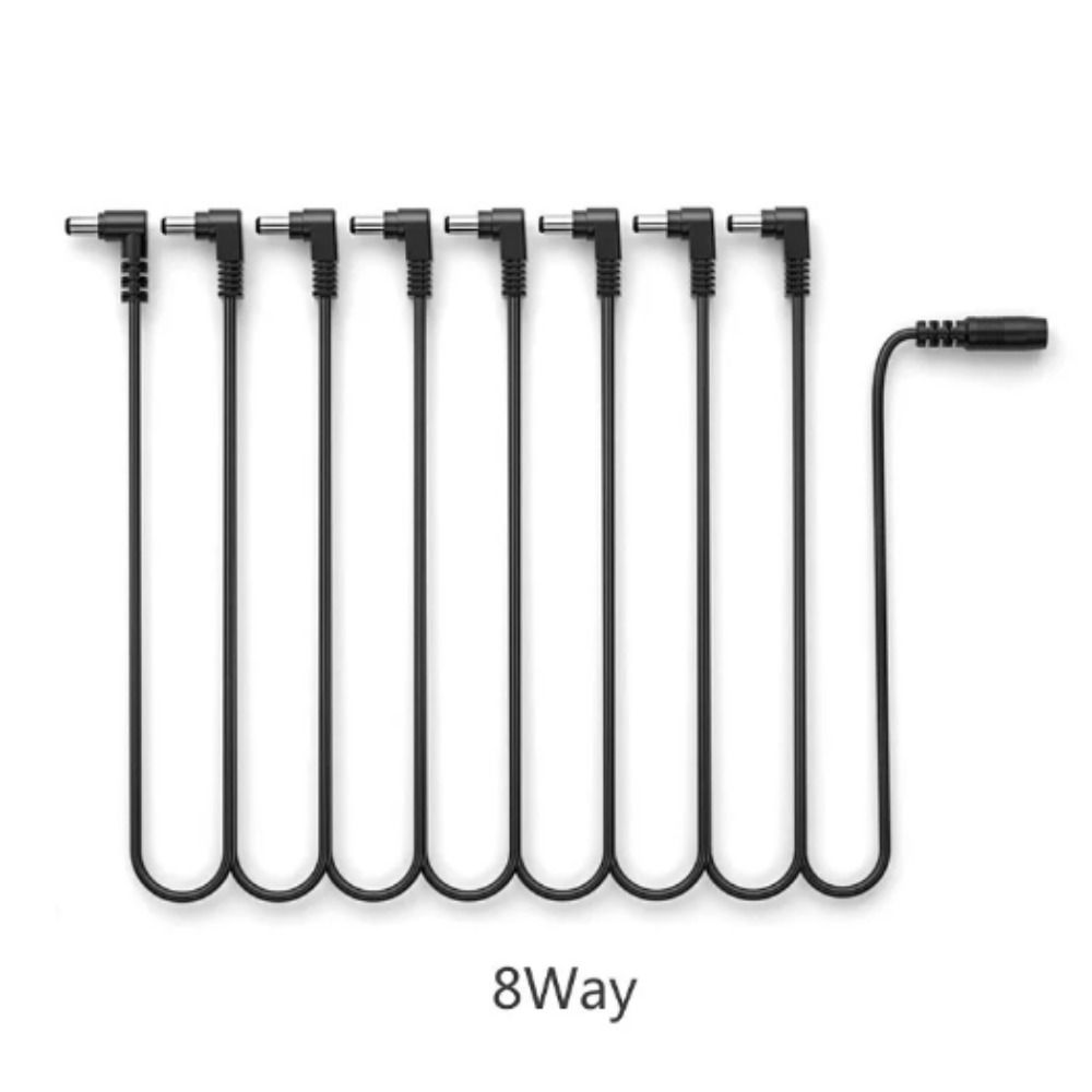 1 To 2 3 5 6 8 10 Ways Guitar Pedal Power Cord 1 To 8 Guitar Pedal Chain  Guitar Accessories