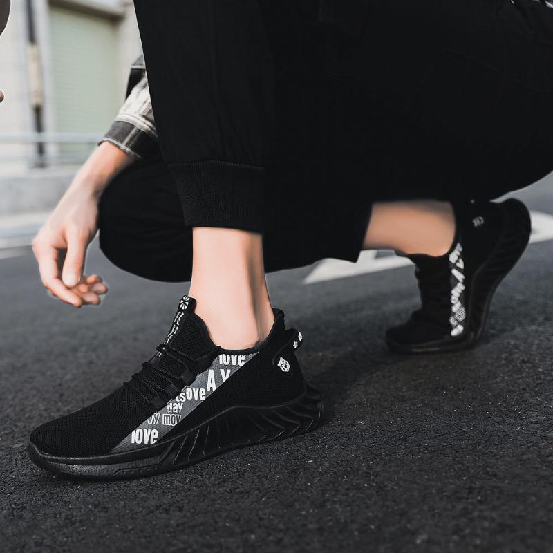 New Breathable Men'S Shoes Trendy Antislip Sports Shoes Casual Comfort Footwear Autumn Fashion Male Mesh Sneakers