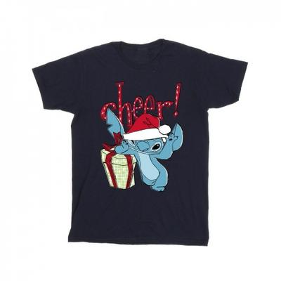 Girls Lilo And Stitch Cheer Cotton T-Shirt