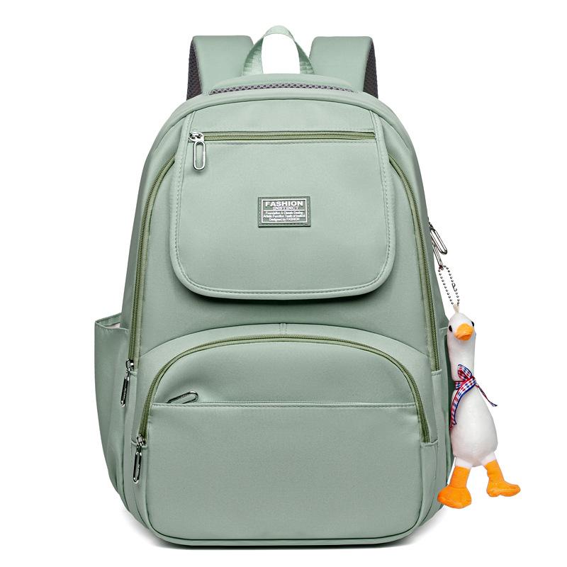 New Simple Versatile Backpack Large Capacity Leisure Travel Backpack Lightweight Burden Reducing College Student School Bag