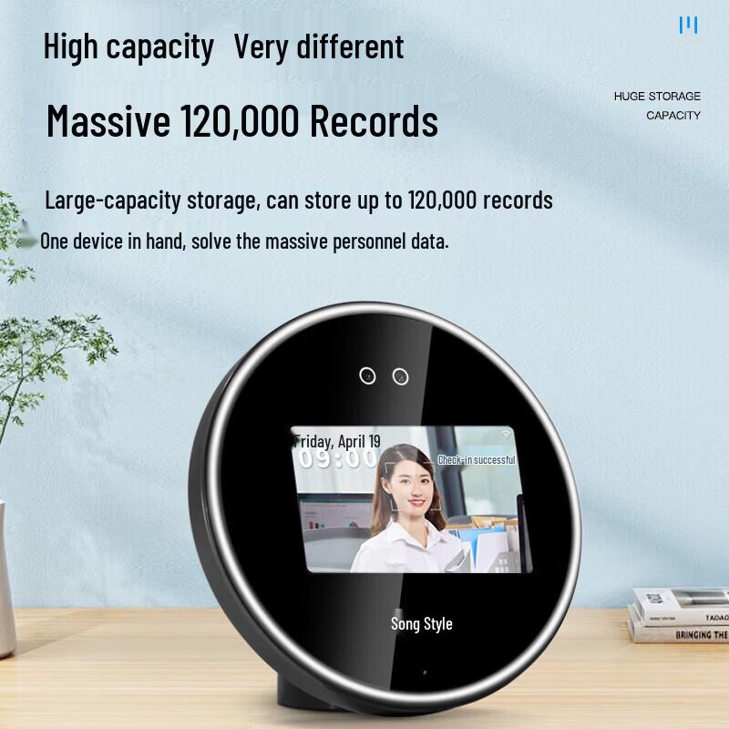 GEPAD P6 Facial Recognition Time Clock CN plug (adapter included)