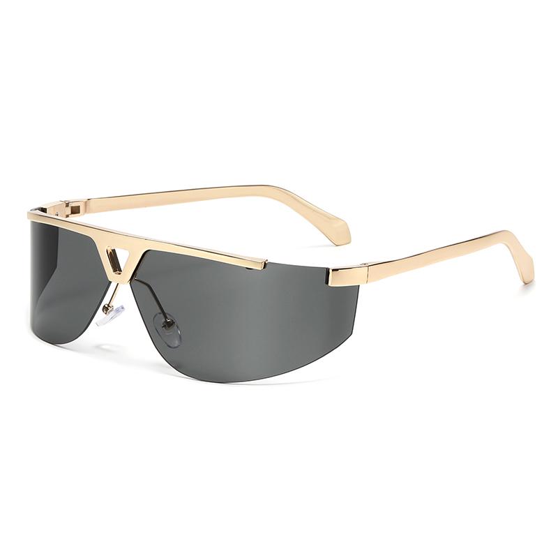 New No Frame Stylish Exaggerated Sunglasses Personalized And Versatile Stt Photography Sunglasses Spicy Girl Eyeglasses 2525