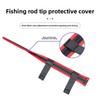 Protector Portable Fishing Rod Tip Cover Foldable Tubes Rod Tip Case Protective Cover Tackle Tubes Outdoor Fishing