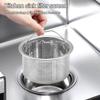Stainless Steel Sink Strainer Anti-blocking Hair Catcher Floor Waste Filter Net Round Shape Drain Stopper Mesh