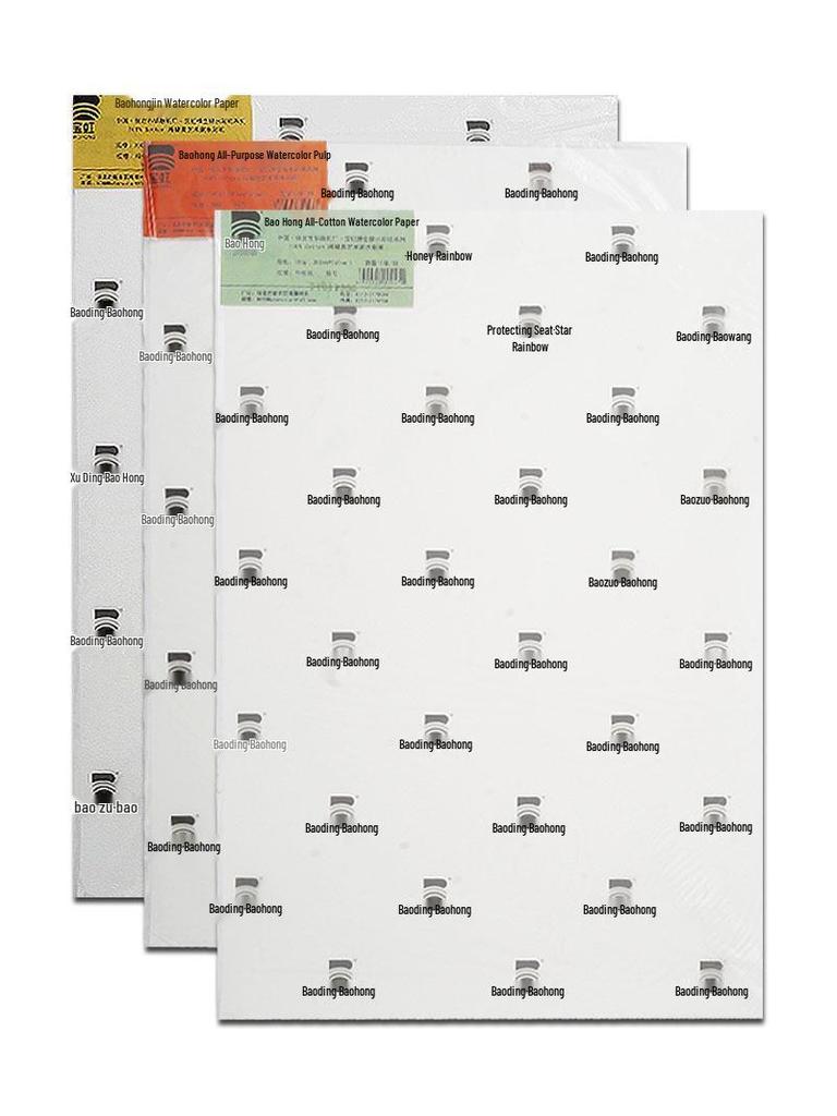 Artist Watercolor Cotton Paper - 32K/16K/8K/4K/2K, Rough/Medium/Fine Grain, 300gsm