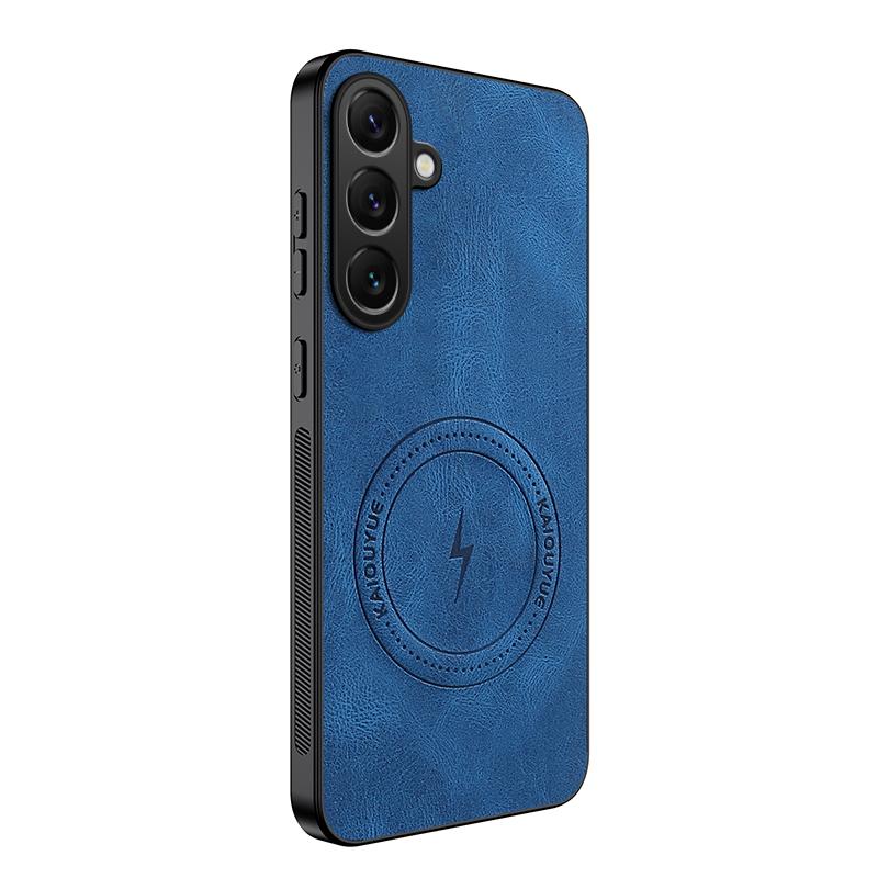 For Samsung A17 New Style Luxury Leather Phone Case For Samsung Galaxy A17 Magnetic Wireless Charge Soft Cover Capa A17 Shell