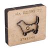Leather Metal Cutting Die Golden Retriever Dog Shape DIY Punch Cut Mold Art Craft Accessories