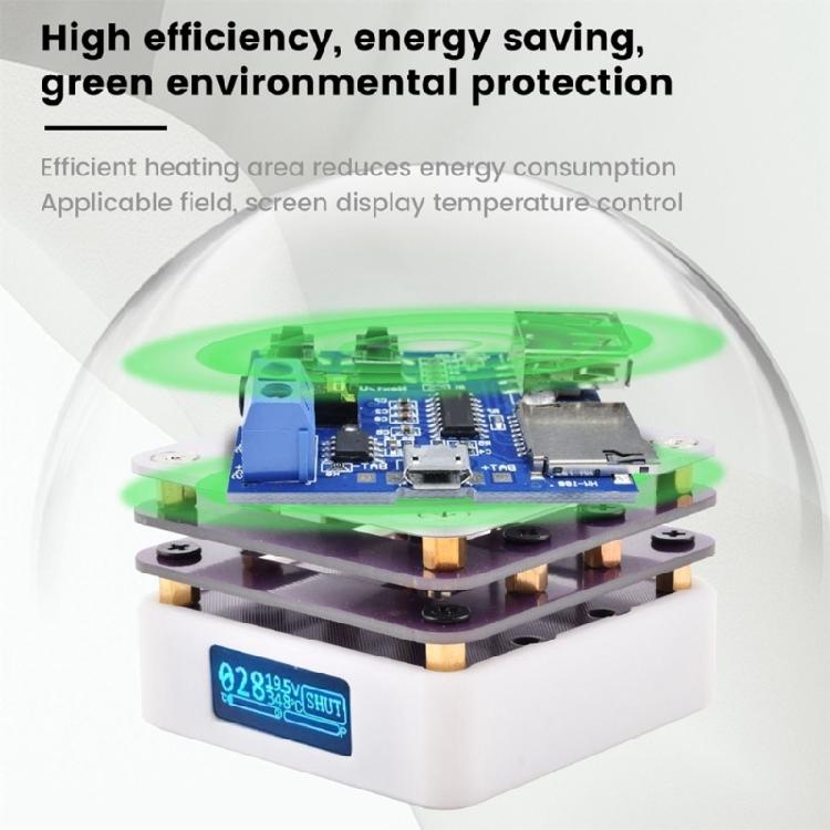 65W Mini Hot Plate Digital Soldering Preheating Rework Station PCB Board Soldering Plate Heating Table Repair Tool