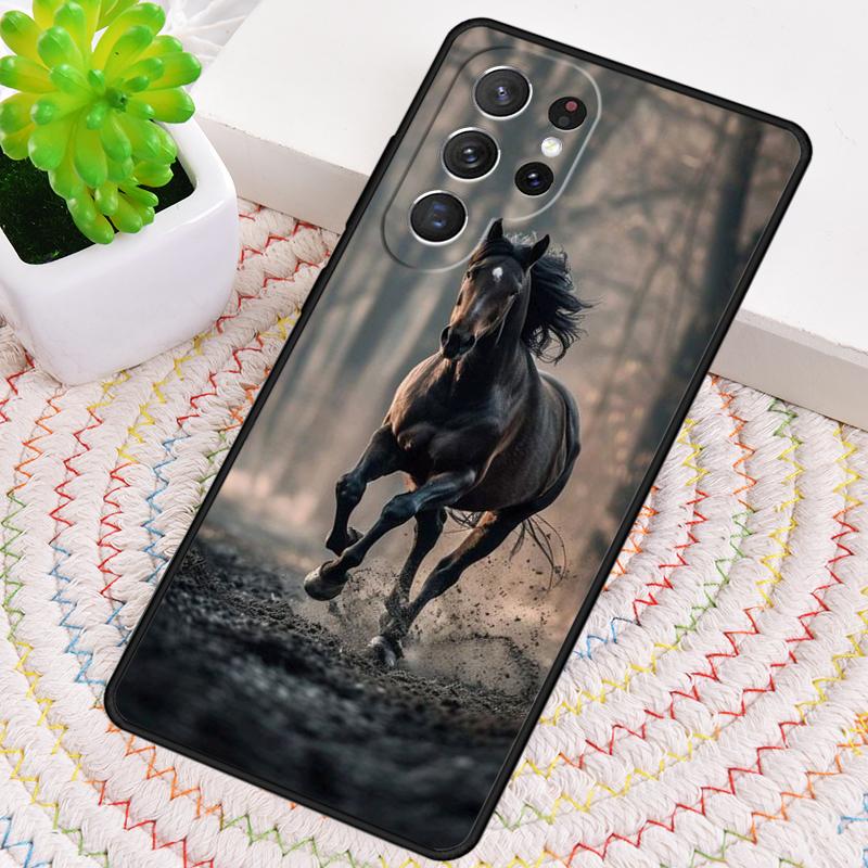 Horse Silicone Phone Case For Samsung Galaxy note 10 pro S26 S25 S24 S23 S22 S21 Plus S25Ultra Capa Cover