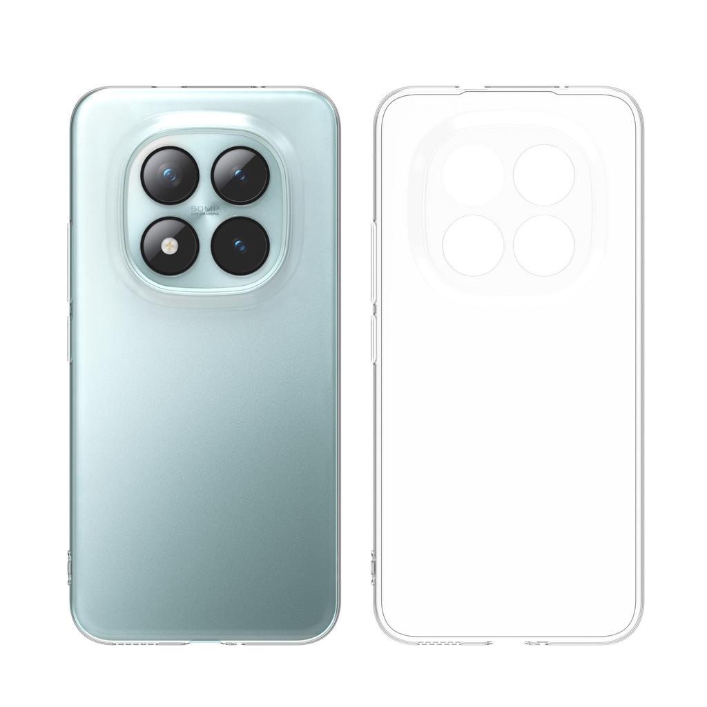Dla Xiaomi Poco M8 5G/Redmi Note 15 5G (Światowy) Bardzo cienkie elastyczne etui TPU na telefon z przezroczystym tyłem