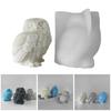 3D Candle Mold Animal Owl Silicone Resin Molds Aromatherapy Candle Mold Desktop Ornaments DIY Crafts Home Decorations
