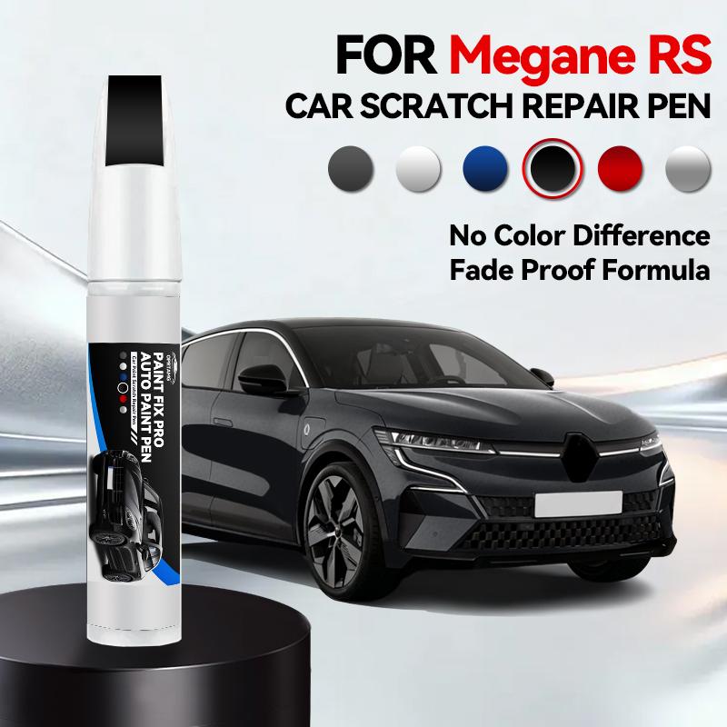 

For Renault Megane RS 2004-2025 X84 X95 X96 Paint Repair Pen Touch Up Scratch Remover DIY Auto Accessories Black White yellow