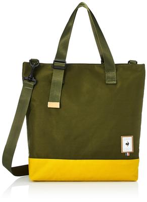 Coq antibakterielles Nylon Andy A4 kompatibel zweifarbig Tragetasche khaki [Le Sportif] Wasserabweisend, desodorierend, Tasche, Lee, 2-Wege-Tasche,