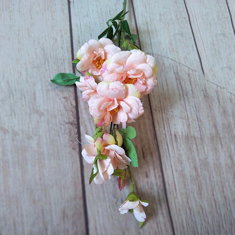 Flower Arrangements Silk Roses Wedding Realistic Home Event Decor Gift