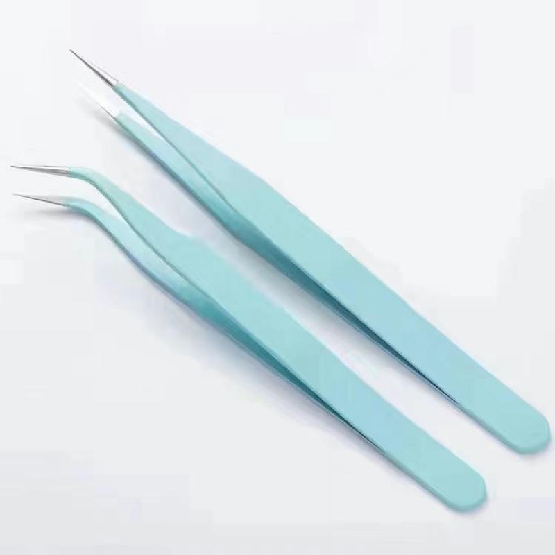 

2pcs Tweezers Creative Macaroon Color Clip for DIY Decroative Journal Diary Scrapbook Sticker Tool Back To School Student 2030