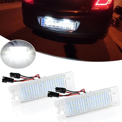 2 pezzi Luce LED per targa senza errori per Opel Adam Astra H J K Cascada Corsa C D Insignia Meriva Tigra Vectra Zafira