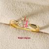 European and American Style Luxury Diamond Flower Ring