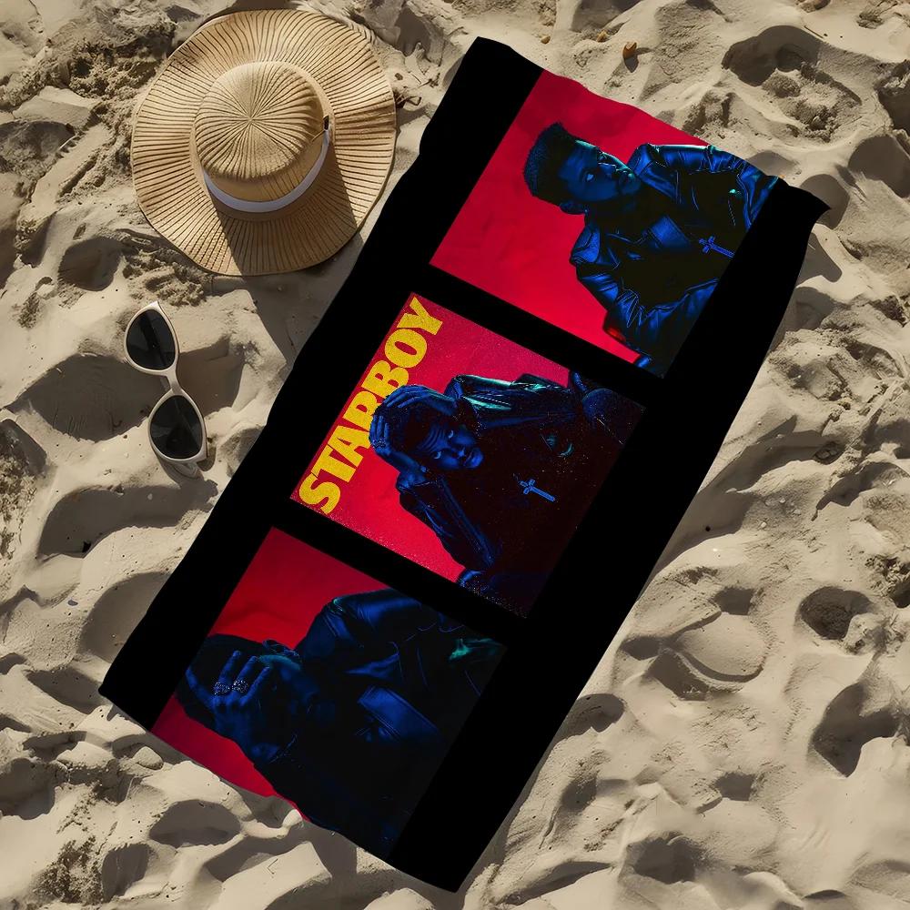 The Weeknd Singer Towel Pool Beach Towel Portable Quick Fast Dry Sand Outdoor Travel Swim Blanket Thin Mat Bath Towel
