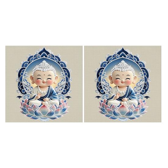 Gör-det-själv pärlmålningskit för vuxna nybörjare 3D pärlkonst pysselkit Plastpärlor Förtryckt duk Verktyg för heminredning Välkomstpresent