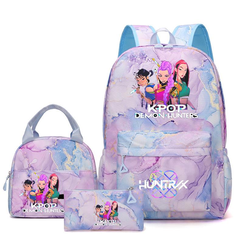 Kpopn Witch Hunter Backpack Elementary School School Style School Bag Travel Backpack Three-Piece Set