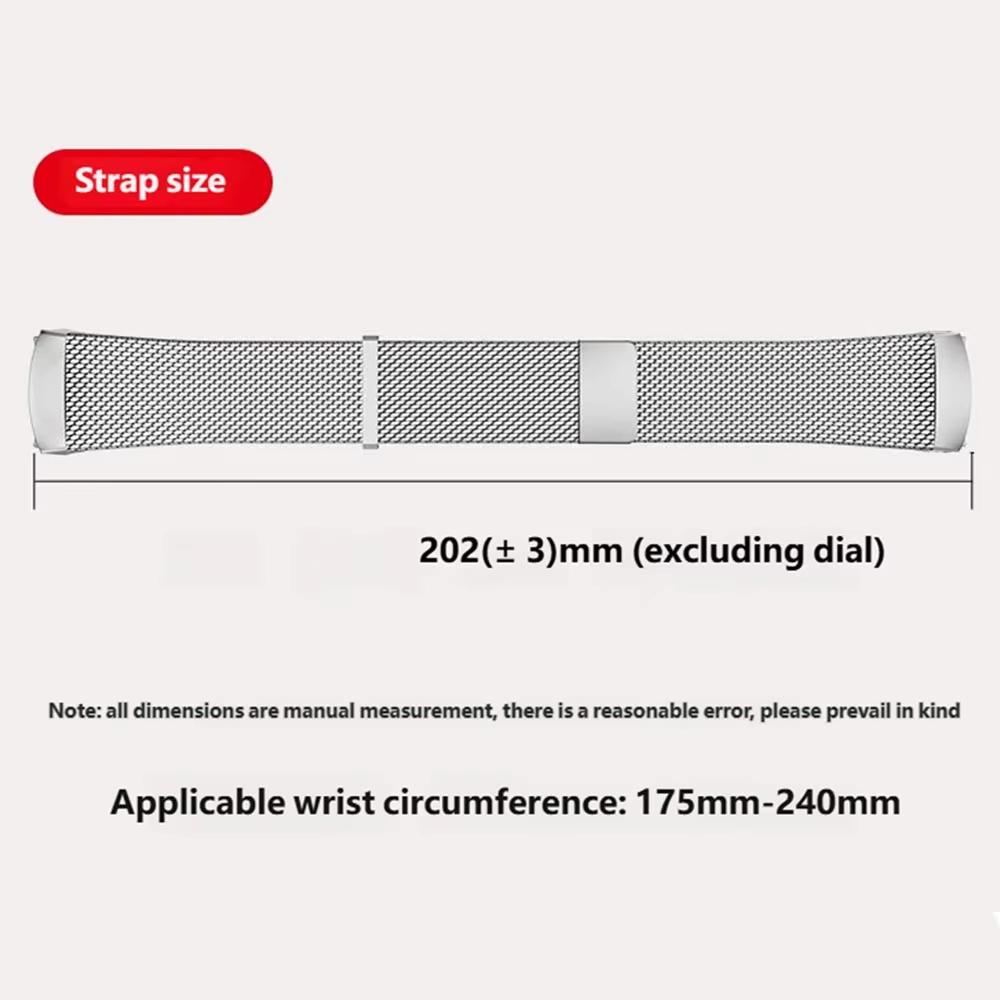 No Gaps Strap for Huawei Watch 5 46mm 42mm Metal Magnetic Luxury Stainless Steel Bracelet Belt Correa Huawei Watch5 46 Mm Band