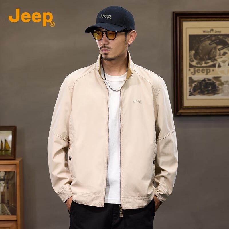 Jeep Men's 2025 Fall/Winter Reversible Stand-Collar Jacket