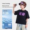 Luomeng Boys' Cool-Touch Antibacterial Short-Sleeve T-Shirt