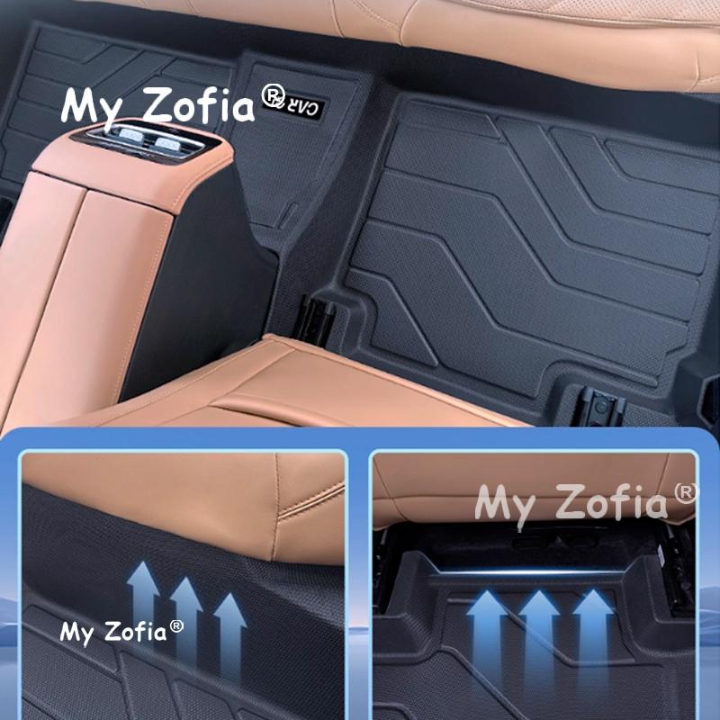 Custom Fit For BYD Han L DM EV 2025 2026 Car Interior Car Floor Mat Waterproof TPE Car Mat Waterproof Foot Liner Accessories