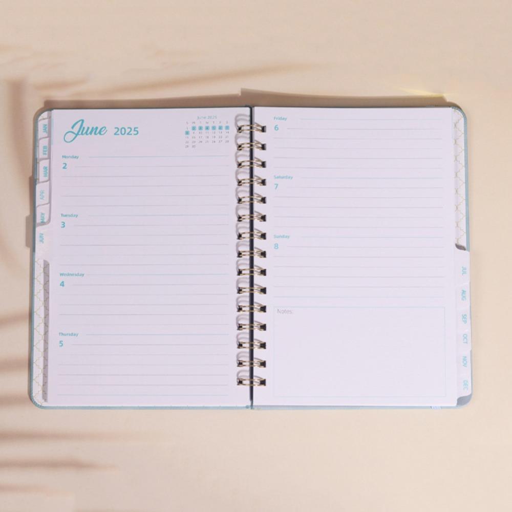 Hard Cover Journal Schedules Notebooks Calendar Daily Planner Notepad Weekly Planner  Office