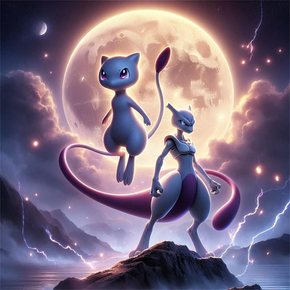 Cartoon und Anime Elfen Diamantmalerei Süßes Gengar Bild DIY Diamantstickerei Heimdekoration Interessantes Handwerk Kindergeschenk