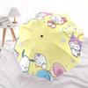 1pc Hello Kitty Friends Circle Umbrella with Plastic Handle,Suitable for All Seasons Home Travel Outdoor UmbrellaSanlio281