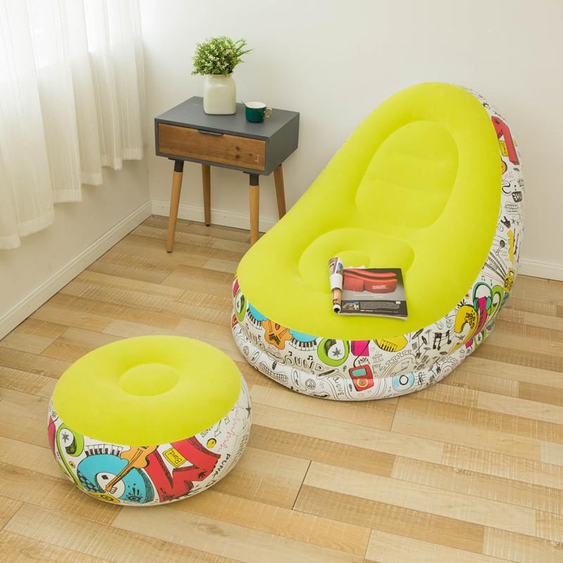 Inflatable Lounger Reclining Chair – Perfect for Home, Balcony, or Leisure Naps.