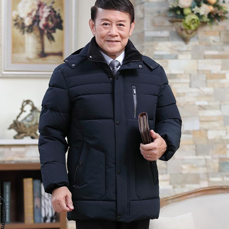 

Осенне-зимняя мужская теплая куртка больших размеров с застежкой-молнией и капюшоном, утепленная, повседневная, верхняя одежда средней длины для активного отдыха XS