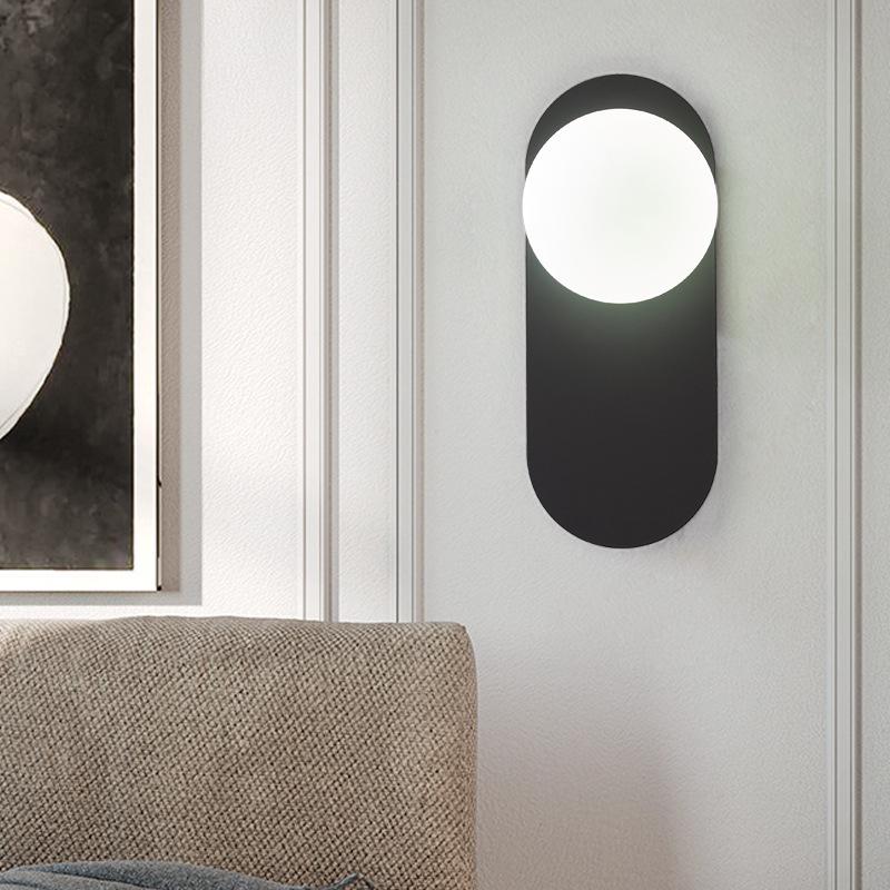 Gold Nordic Wall Lamp: Simple, Luxurious Postmodern Design for Bedroom, Living Room, or Corridor