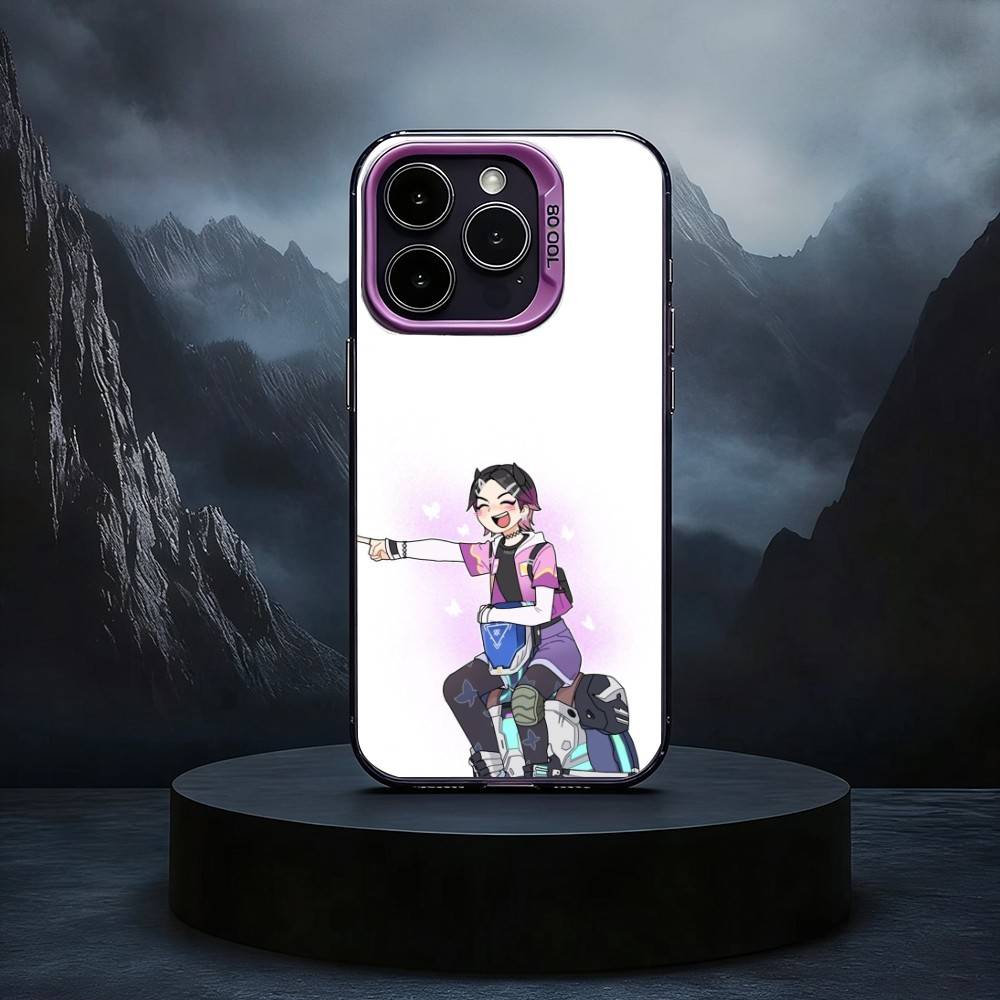 Clove V-Valorant-S Game Black Candy silver phone case Phone Case For iPhone17,16,15,14,13,12,11 Plus,Pro Max iPhone13