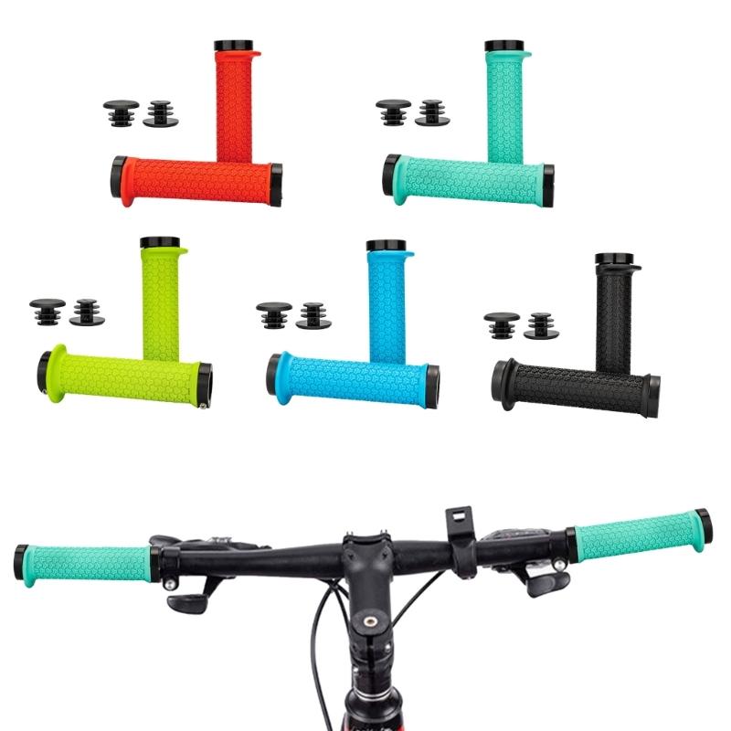 Comfortable NonSlip Bicycles Handlebar Grips Double Locks On Bike Grips Handle End Grips Cycling Accessories Enduring