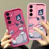 Oil Painting Road Sign Case For Samsung Galaxy A56 A16 A15 A55 A54 A35 A25 A36 S24 FE S25 Edge S24 S23 S22 Ultra TPU Phone Cover