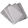 A4 Transparent 11-Hole Loose-Leaf File Folder with Protective Cover and White Strip