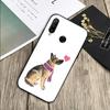 Funda para Huawei Nova 11 9 10 SE Y70 Y60 Y90 Y61 Y91 Y73 Y72 12i 11i 8i P30 P40 Lite P60 Pro con Dibujo de Pastor Alemán