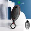 Car Key Case Cover Shell Keychain For Nissan Qashqai Juke J10 J11 X-Trail T32 T31 Kick Tiida Pathfinder For Nissan Suede Key Fob