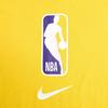 Nike NBA Collaboration T-Shirt Logo Letter Crew Neck Short Sleeve Kids Tops Yellow 3Z2B7BBLA-31T