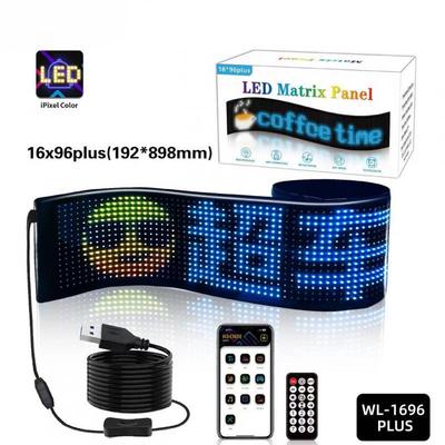 Flexible Full-Color In-Car Rear Window Scrolling Display Screen