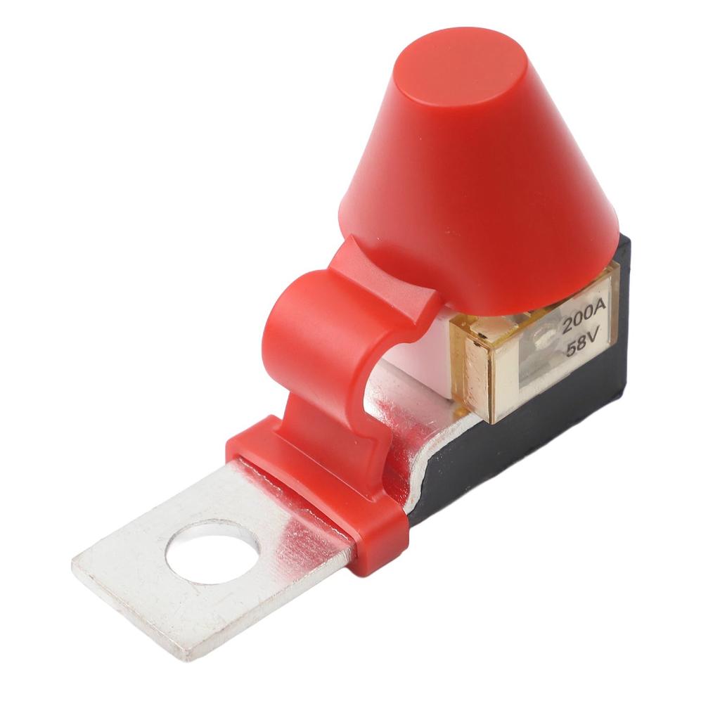 Red Insulating Cap Fuse Holder Terminal 100A 200A 300A